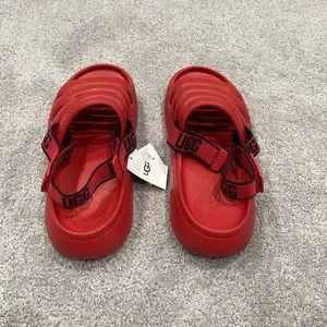 UGG | Shoes | New Ugg Sport Yeah Slide In Samba Red Mens  display picture 1
